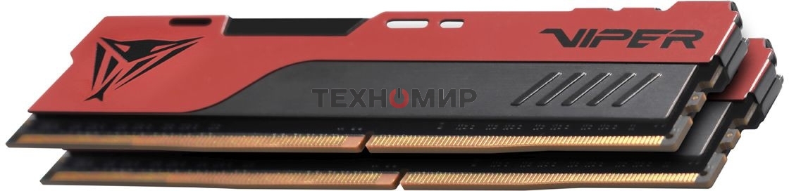 Оперативная память Patriot Viper Elite II, DDR4, 64GB (2x32 GB), 3600 MHz, CL20, DIMM, радиатор, красный/черный
