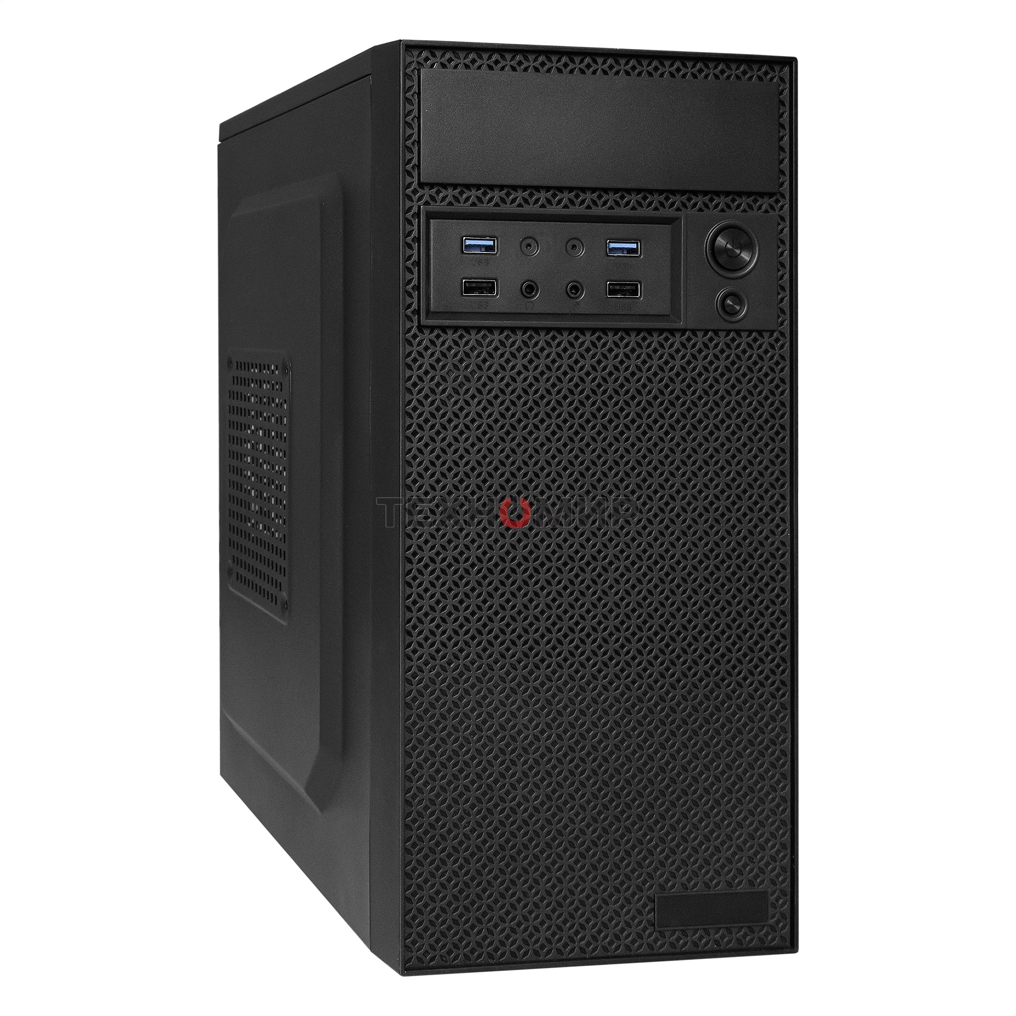Компьютерный корпус Minitower ExeGate EX291272RUS BAA-109U2-AAA350 (mATX, AAA350 8см, 2*USB+2*USB 3.0, аудио, черный)