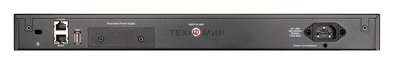 Коммутатор управляемый L3 стекируемый D-Link DGS-3130-54TS/B1A PROJ с 48 портами 10/100/1000Base-T, 2 портами 10Gbase-T и 4 портами 10Gbase-X SFP+