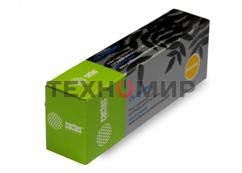 Картридж лазерный Cactus CS-PH6500C (106R01601) голубой (2500 стр.) для Xerox Phaser 6500/WorkCentre 6505