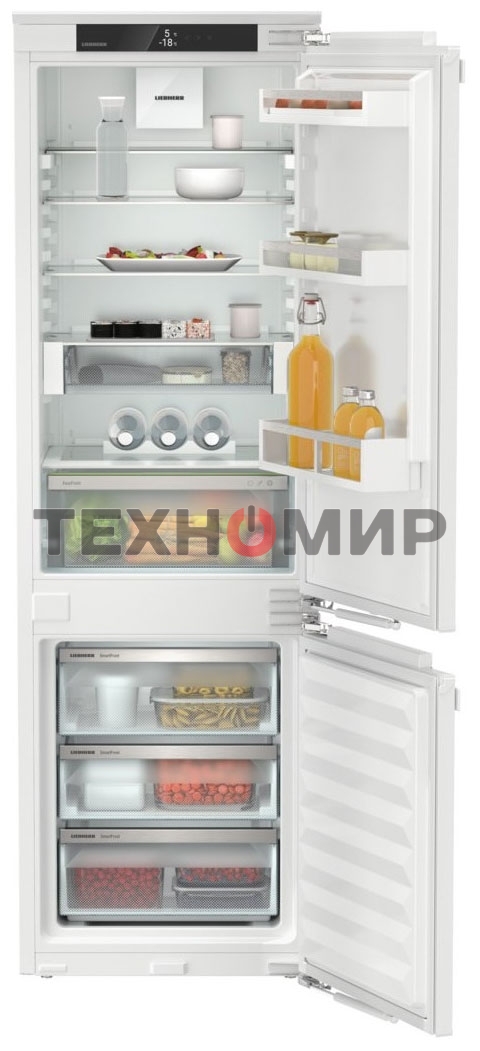 Встраиваемый холодильник Liebherr ICc 5123-22 001 белый двухкамерный 190/83л морозилка снизу