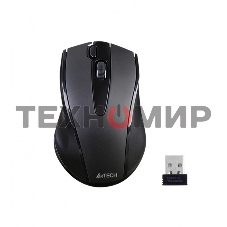 Мышь беспроводная A4Tech G9-500FS черный, 1200 dpi, радиоканал, USB, кнопки - 4
