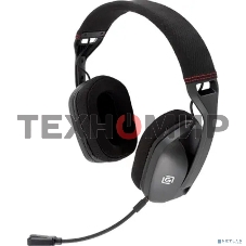 Наушники с микрофоном Оклик HS-L750G черный 1.5м накладные оголовье