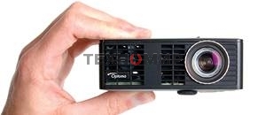 Проектор Optoma ML750e (DLP, LED, WXGA 1280x800, 700Lm, 15000:1, HDMI, USB, MHL, MicroSD, 1x1W speaker, 3D Ready, led 20000hrs, черный, 0.38kg)