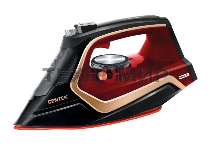 Утюг Centek CT-2313 красный, 2400 Вт, 50 г/мин, 185 г/мин, 350 мл