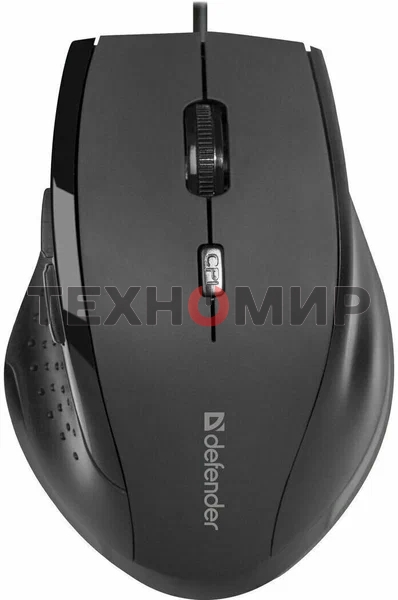 Мышь проводная Defender Accura MM-362 черный, 1600 dpi, USB, кнопки - 6