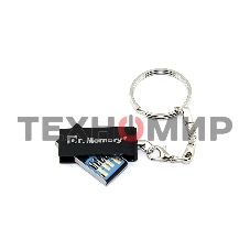 Флешка USB Dr. Memory 005, 8Gb, USB 3.0, R/W 25/15, серебристый/черный