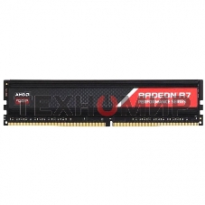Оперативная память AMD Radeon R7, DDR4, 16GB, 2666MHz, CL16, DIMM, с радиатором, черный