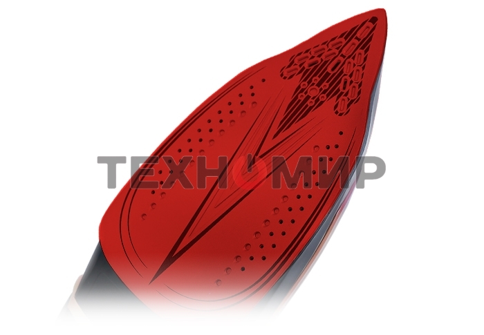 Утюг Centek CT-2313 красный, 2400 Вт, 50 г/мин, 185 г/мин, 350 мл