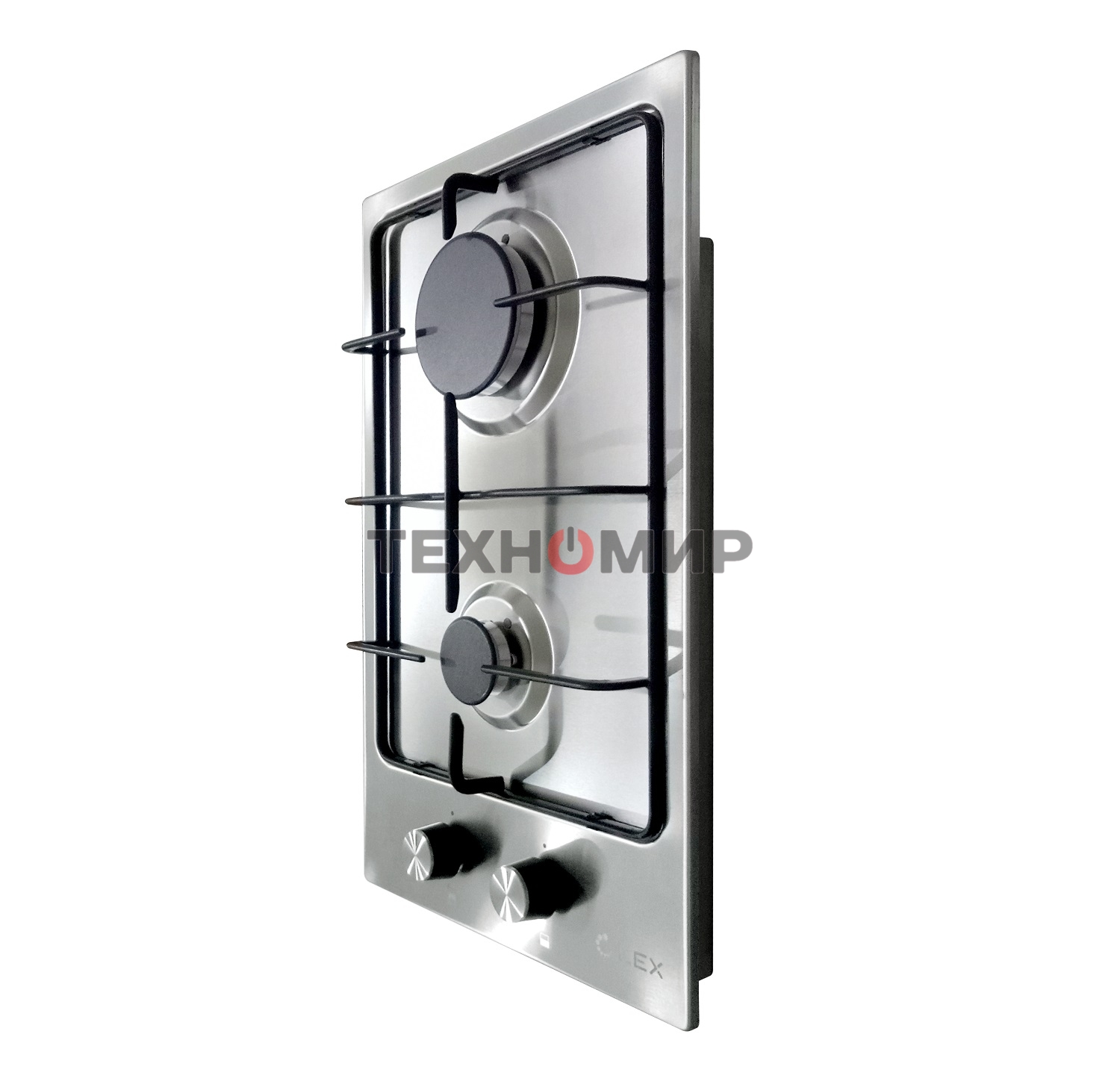 Газовая варочная панель LEX GVS 320 IX1000/3000Вт 2конфорки нерж.сталь