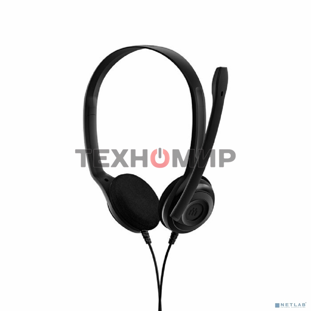 Гарнитура проводная EPOS Headset PC 3 CHAT, Stereo, 2x3.5мм jack, 1000430/504195