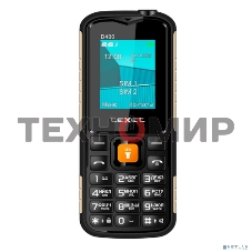 Мобильный телефон teXet TM-D400 черный