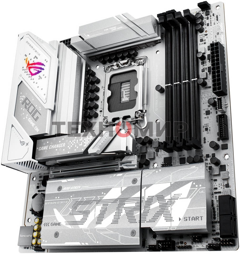 Материнская плата ASUS ROG STRIX B860-G GAMING WIFI, LGA 1851, Intel B860, 4xDDR5, 4xSATA, 4xM.2, 1xPCIe 5.0 x16, 1xDP, 1xHDMI, 1xThunderbolt 4, 1x 2.5Gb LAN, 1xUSB-C 20Gbps, 1xUSB-A 10Gbps, 3xUSB-A 5Gbps, 4xUSB-A 2.0, 2x3.5 мм, 7.1, mATX