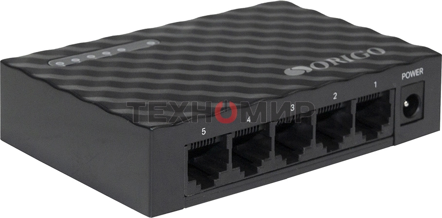 Коммутатор неуправляемый ORIGO OS2105/A2A 5x1000Base-T, корпус пластик