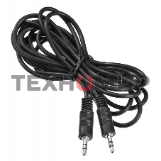 Кабель соединительный аудио Buro Jack 3.5 (m)/Jack 3.5 (m) 3м. черный