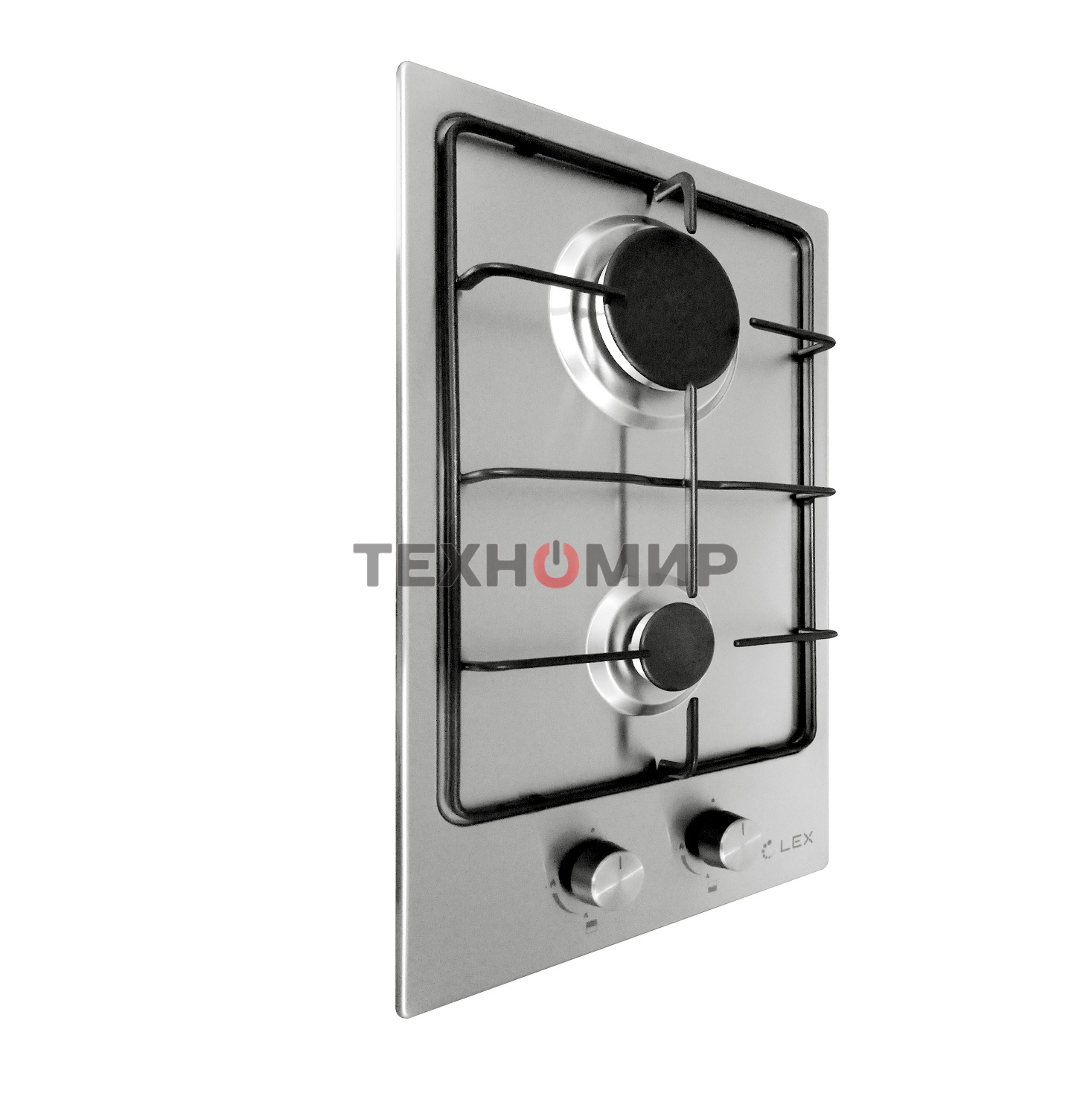 Газовая варочная панель LEX GVS 320 IX1000/3000Вт 2конфорки нерж.сталь