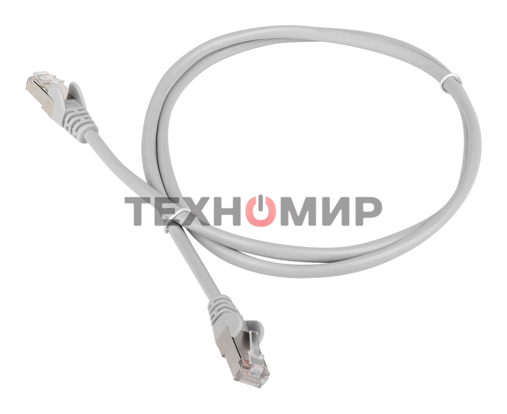 Патч-корд LANMASTER LSZH FTP cat.6, 5.0 м, серый