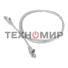Патч-корд LANMASTER LSZH FTP cat.6, 5.0 м, серый