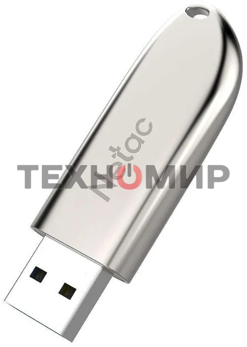 Флешка USB Netac U352 (NT03U352N-008G-20PN), 8Gb, USB 2.0, R/W 50/15, серебристый