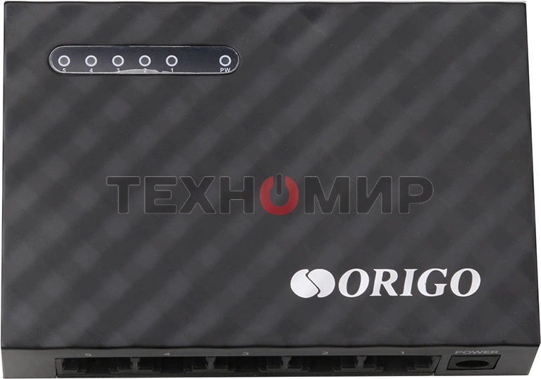 Коммутатор неуправляемый ORIGO OS2105/A2A 5x1000Base-T, корпус пластик