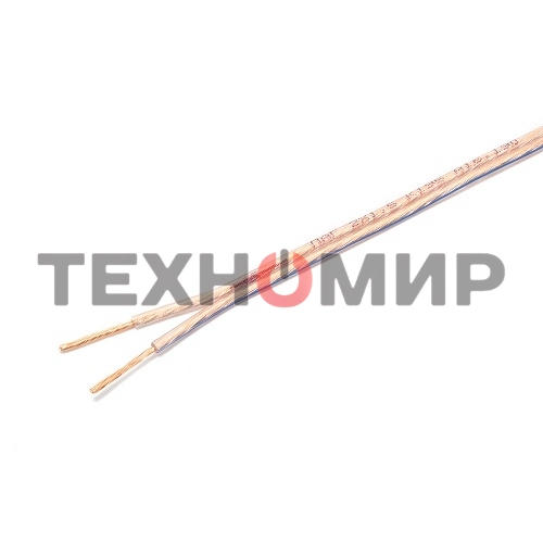 Акустический кабель Cablexpert CC-TC2x1,5-100M, прозрачный, 100 м, на катушке