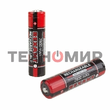 Аккумулятор Rexant 18650 с защитой Li-ion 2800 mAh 3.7 В 1 шт. блистер