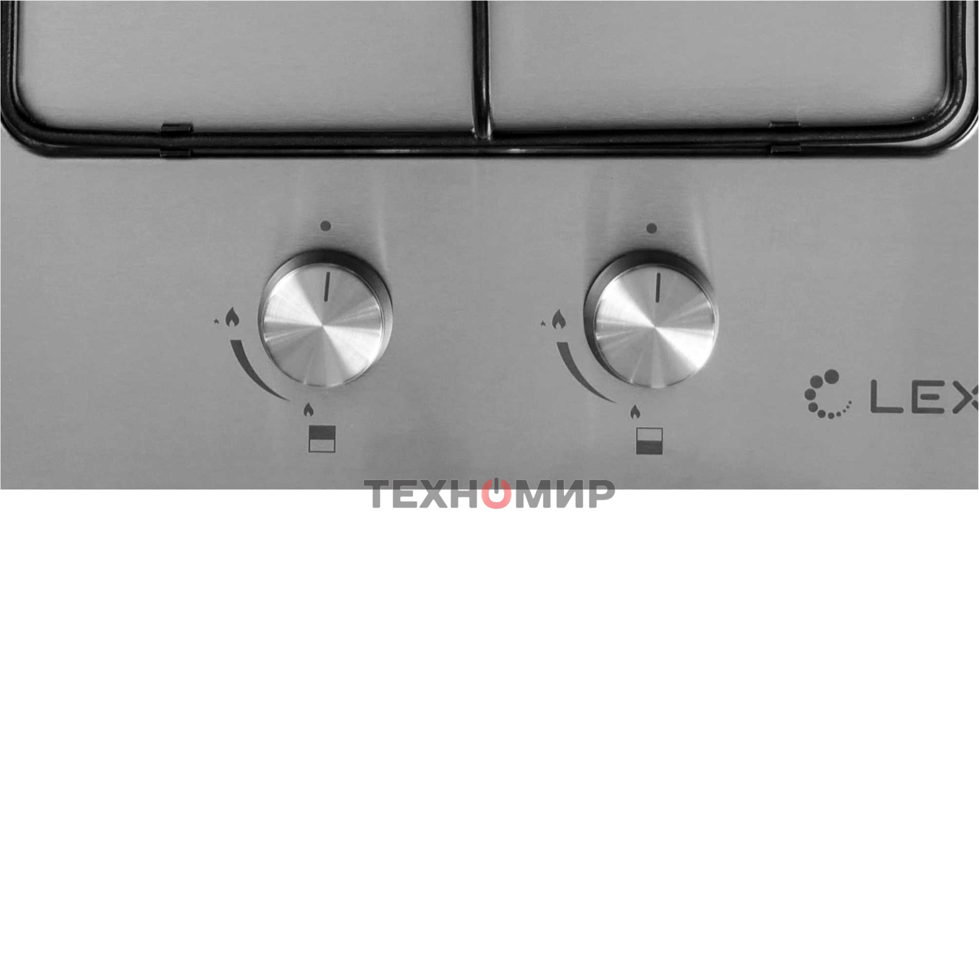 Газовая варочная панель LEX GVS 320 IX1000/3000Вт 2конфорки нерж.сталь
