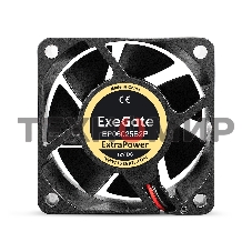 Вентилятор для корпуса ExeGate ExtraPower EP06025B2P черный, 60 мм, 4500 об/мин, 31 дБ, 2 pin