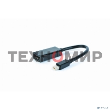 Переходник miniDisplayPort - DisplayPort, Cablexpert A-mDPM-DPF-001, 20M/20F, 16см, черный, пакет