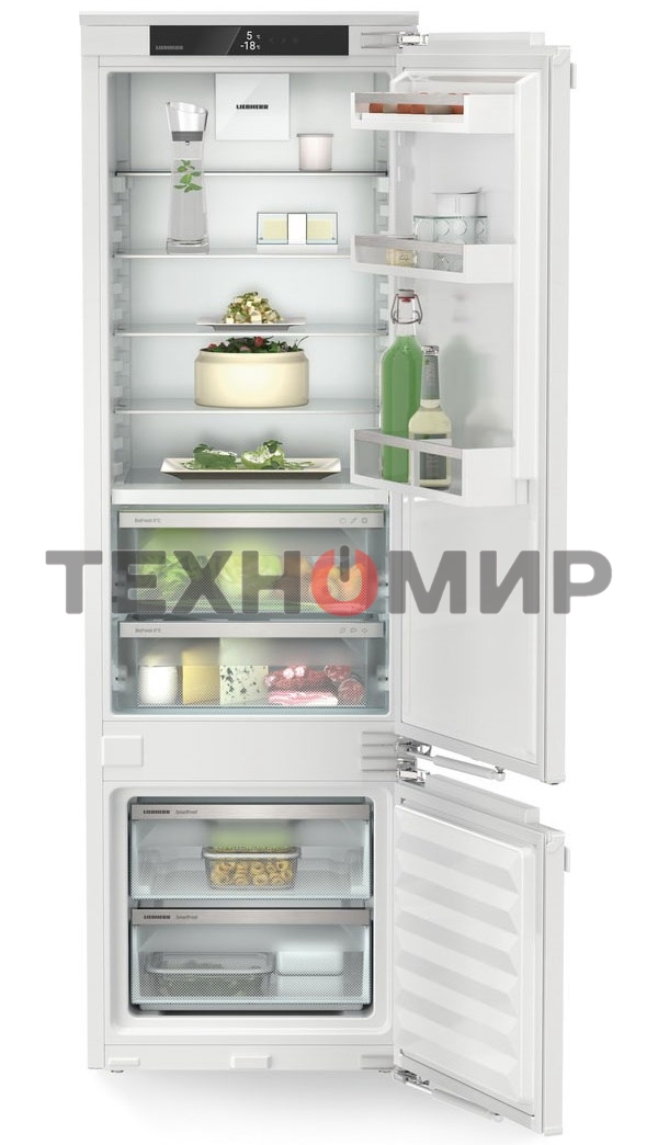 Встраиваемый холодильник Liebherr EIGER ICBc 5122-22 001 белый двухкамерный 219/56л морозилка снизу