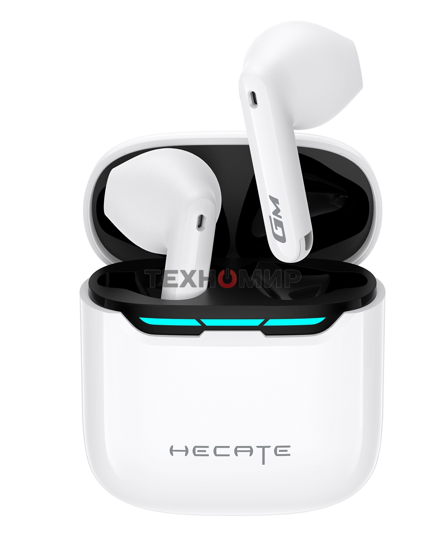 Наушники с микрофоном Edifier GM3 Plus белый вкладыши BT оголовье