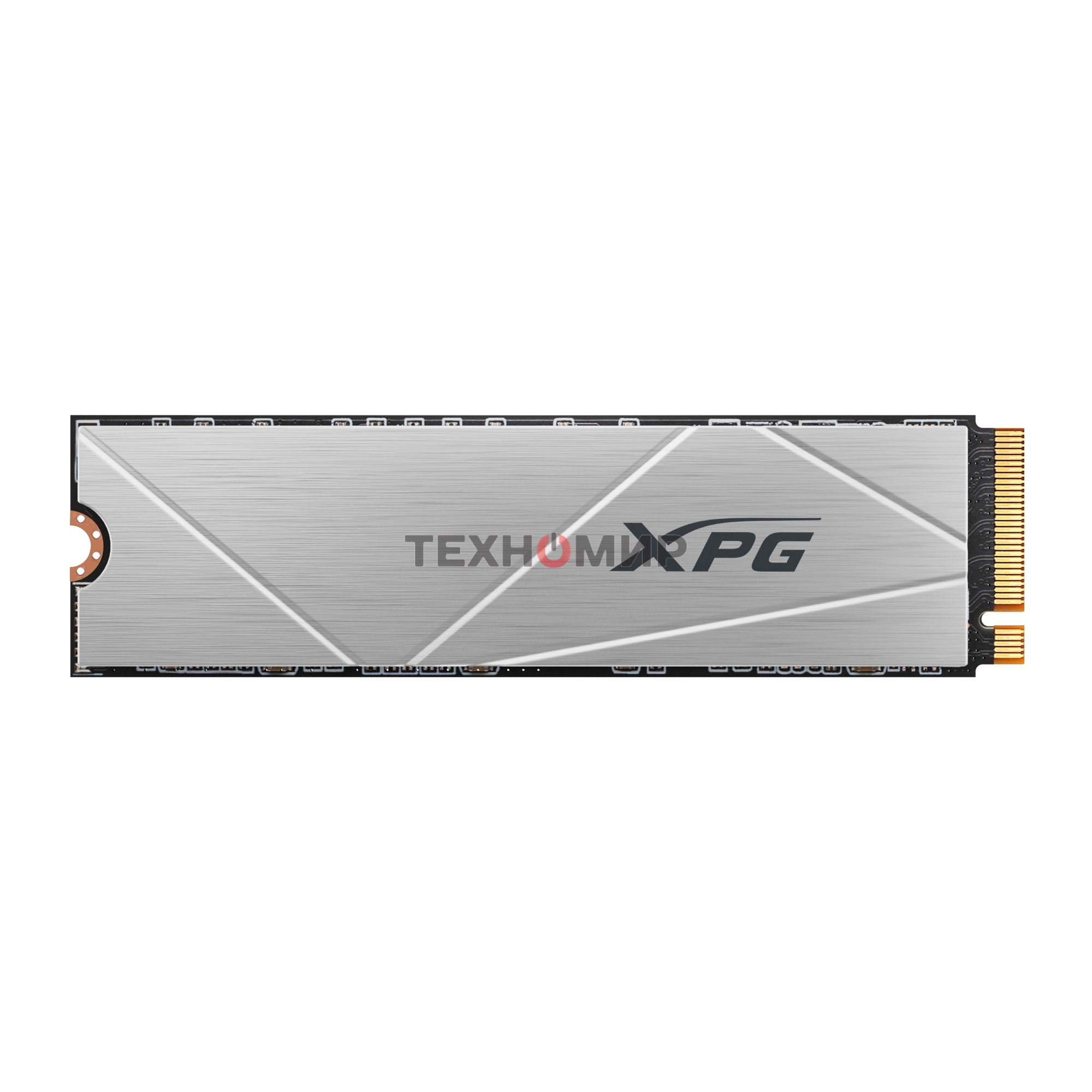 Накопитель SSD ADATA XPG GAMMIX S60, 512Gb, PCIe 4.0 x4, M.2 2280, NVMe, R/W 4700/1700, с радиатором