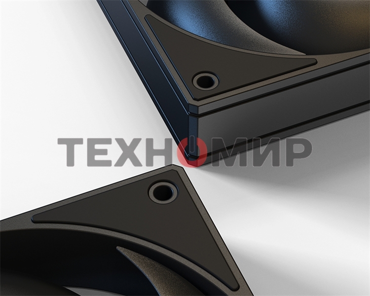 Вентилятор для корпуса ID-Cooling AS-120-K черный, 120 мм, 2000 об/мин, 27.2 дБ, 4 pin