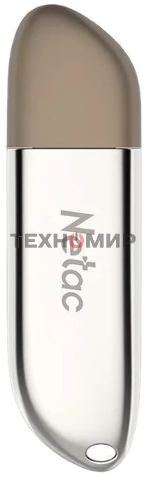 Флешка USB Netac U352 (NT03U352N-008G-20PN), 8Gb, USB 2.0, R/W 50/15, серебристый