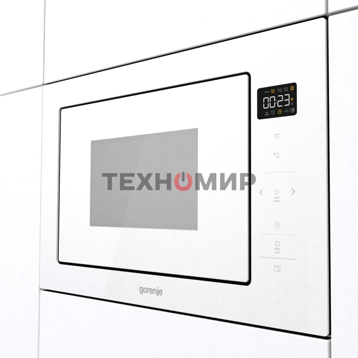 Микроволновая печь Gorenje BM251SG2WG 25 л, 900 Вт, белый (встраиваемая)