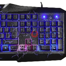 Игровой комплект Oklick HS-HKM100G черный 2.2м мониторы оголовье