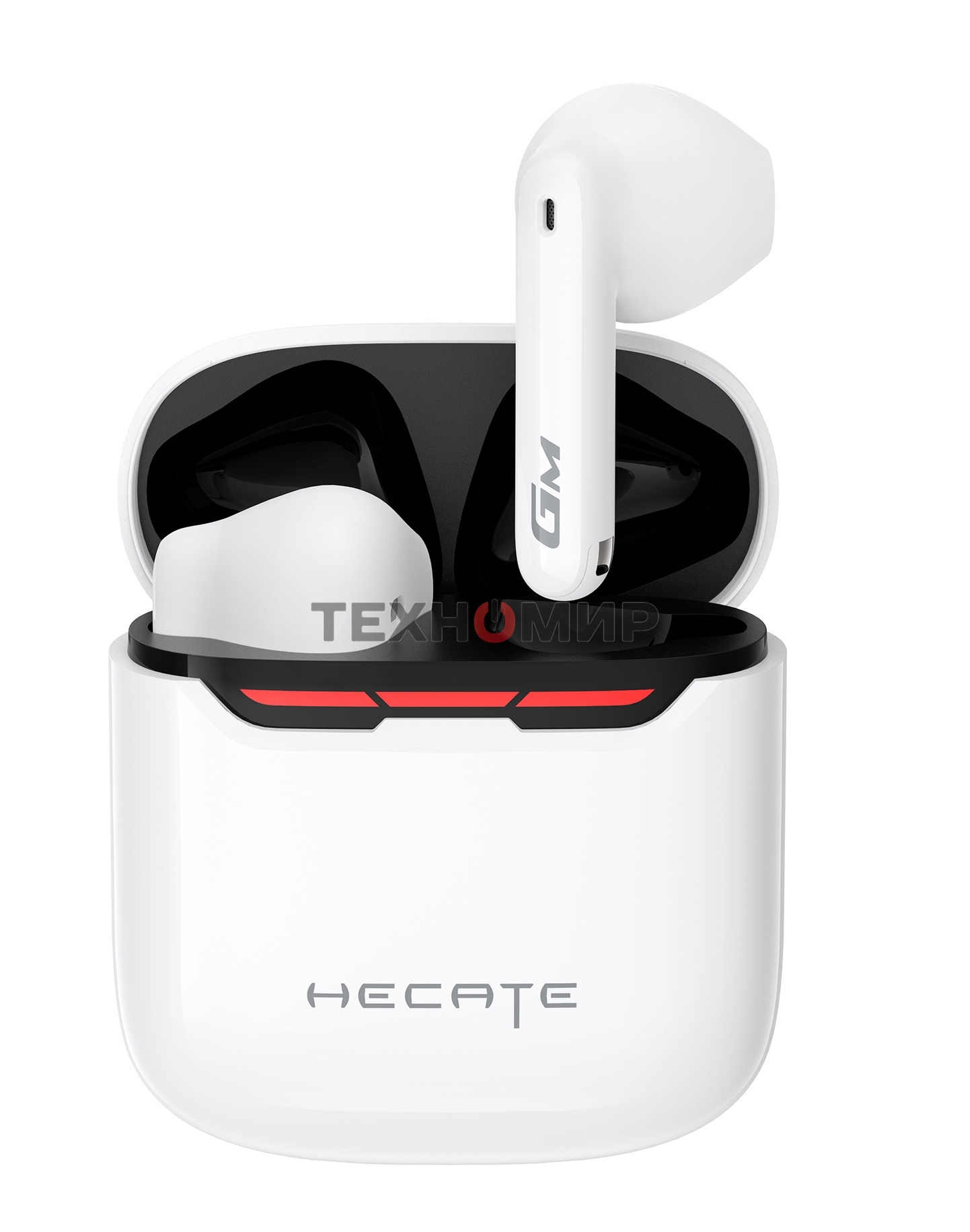 Наушники с микрофоном Edifier GM3 Plus белый вкладыши BT оголовье