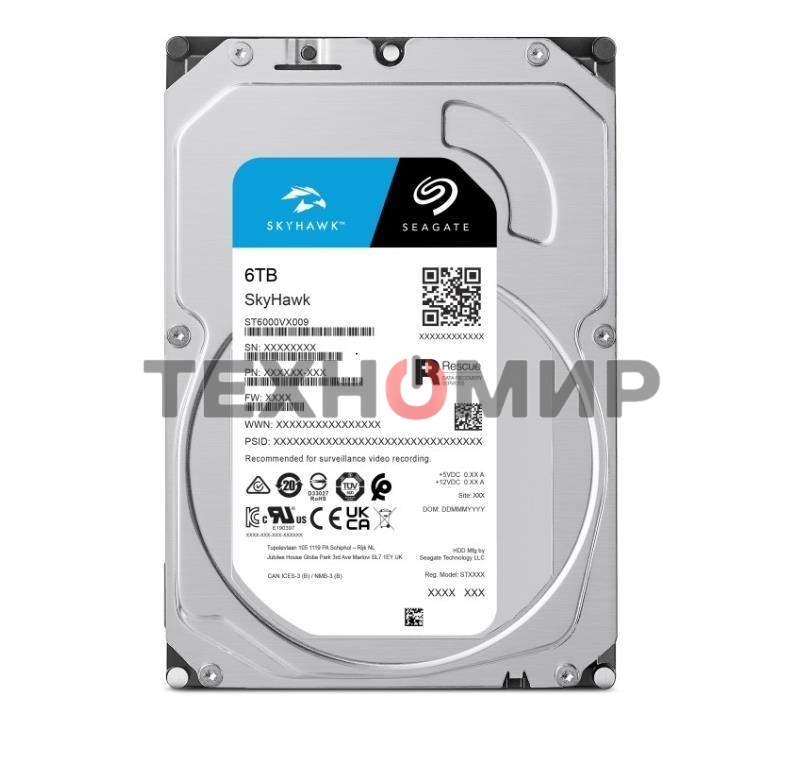 Жесткий диск HDD Seagate 6Tb 5400RPM SATA 6Gb/S 256MB