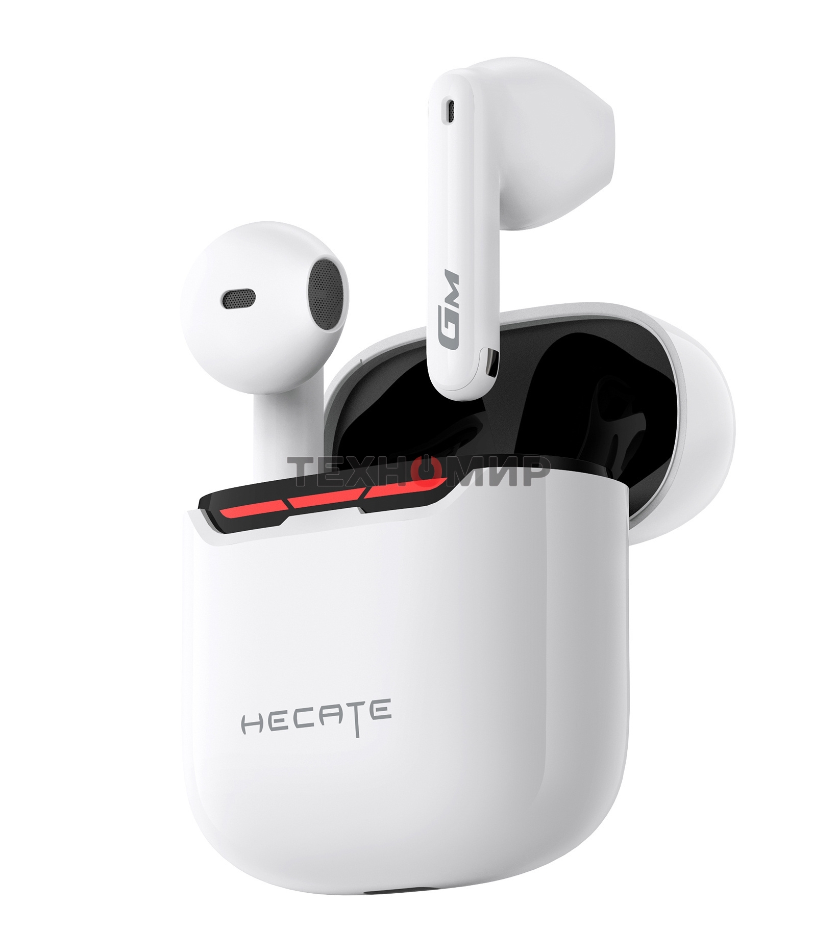 Наушники с микрофоном Edifier GM3 Plus белый вкладыши BT оголовье