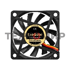 Вентилятор для корпуса ExeGate ExtraPower EP06010B3P черный, 60 мм, 3000 об/мин, 24 дБ, 3 pin