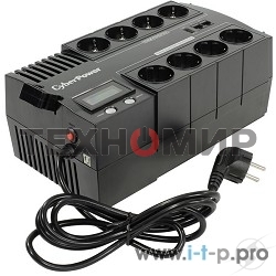 Источник бесперебойного питания CyberPower BR700ELCD 700VA/420W USB/RJ11/45 (4+4 EURO)