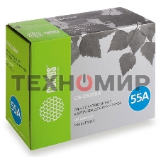 Картридж лазерный Cactus CS-CE255AS черный (6000 стр.) для HP LaserJet P3011/P3015