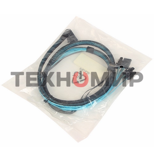 Кабель ACD-RA8643-SATASB-08M, Internal SFF8643-to-4xSATA+SB (HDmSAS (ПРЯМОЙ) -to- 4xSATA+SideBand) 75см (аналог LSI00410, LSI00409, 2279800-R) (6705170)