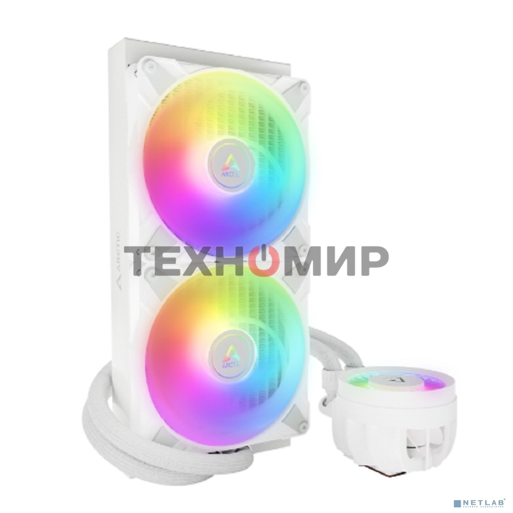 Система жидкостного охлаждения Arctic Liquid Freezer III 280 белый, 140 мм, алюминий/медь, 2800 об/мин, 26 дБ, 4 pin, 260 Вт