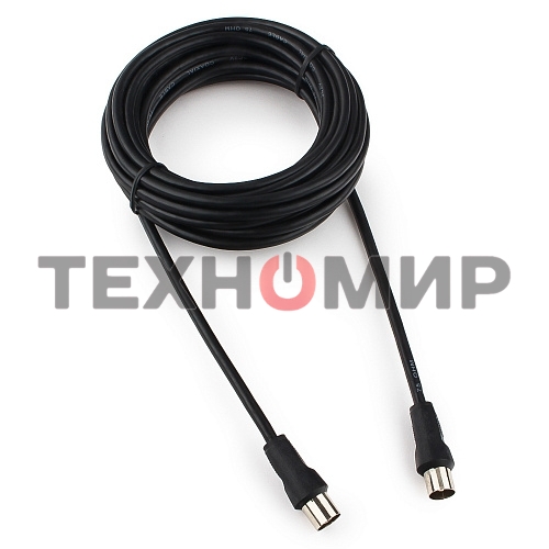 Кабель телевизионный Cablexpert, CCV-515-5M, Coaxial M/F, 5м