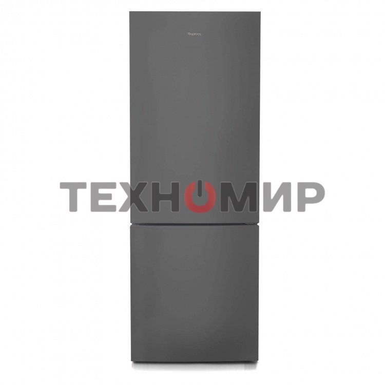 Холодильник Бирюса Б-W6034 графит матовый двухкамерный 210/85л морозилка снизу