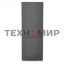 Холодильник Бирюса Б-W6034 графит матовый двухкамерный 210/85л морозилка снизу