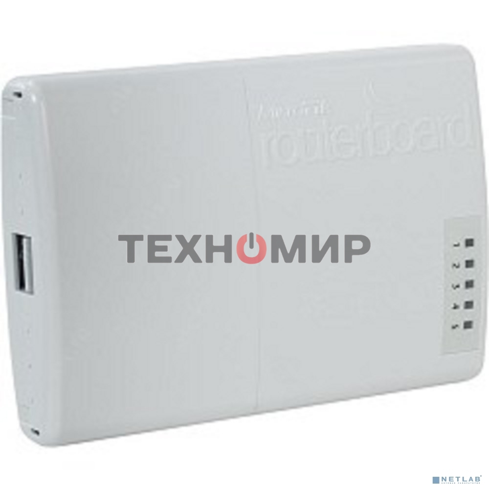 Маршрутизатор MikroTik RB750P-PBr2 PowerBox with 650MHz CPU, 64MB RAM, 5xLAN (four with PoE out), RouterOS L4, outdoor case, PSU, PoE, mounting set