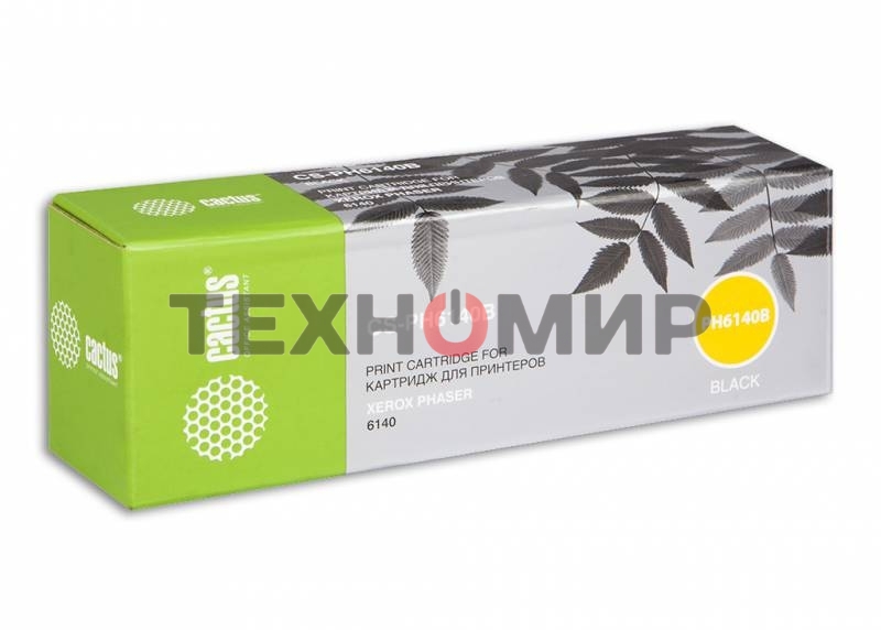 Картридж лазерный Cactus CS-PH6140B (106R01484) черный (2600 стр.) для Xerox 6140