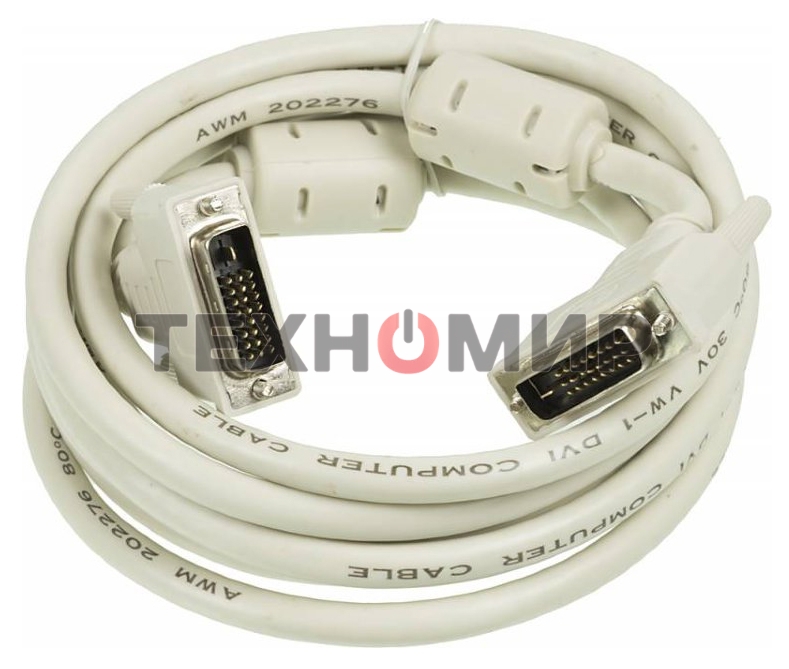 Кабель Ningbo DVI-D/DVI-D 3m Dual Link